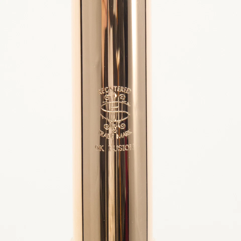 Flauta William S. Haynes Q-Fusion Oro 9K con Desplazamiento G, Pie B SN 9827 CAJA ABIERTA Foto 3 de 4