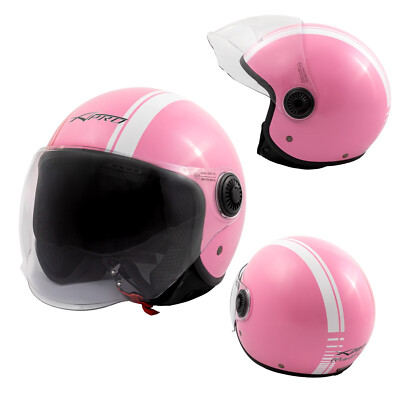 SonicMoto A-Pro Motorcycle Helmet Quad Roller Open Jet Helmet Visor ECE 22 06 Polished White L SonicMoto A-Pro Motorcycle Helmet Quad Roller Open Jet Helmet Visor ECE 22 06 Polished White L
