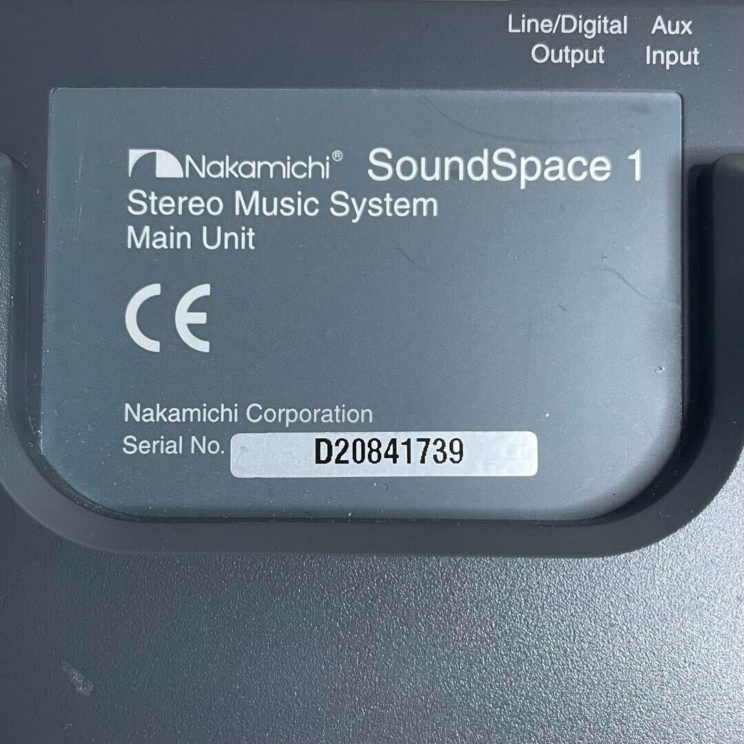 Nakamichi Sound Space 1 CD Component CD System Player Silver Nakamichi Sound Space 1 CD Component CD System Player Silver