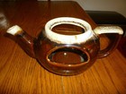 Pfaltzgraff BROWN Drip Gourmet Teapot Planter - Nice Drip Mark - Pretty - Rare! — photo 2