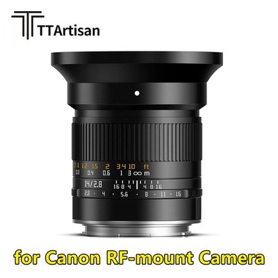 TTartisan 14mm F2.8 Manual Focus Wide Angle Prime Lens for Canon RF-mount Camera
