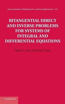 Bitangential Direct and Inverse Problems for Systems of Integral and Differentia