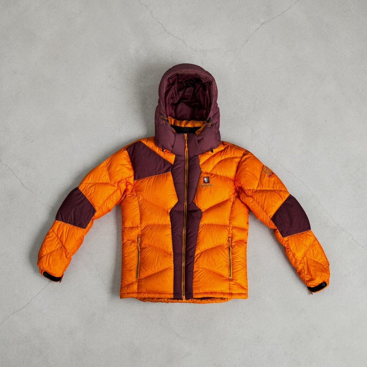 Black Yak Extreme Peak Down Yellow Men Jacket Gorpcore Size L/XL