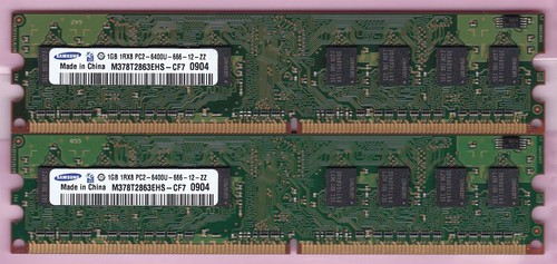 Kit Mémoire RAM 2GB (2x1GB) DDR2-533 Pour EMachines T Series T3612 - Neuf