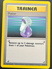 WOTC Potion 94/102 Pokemon Base Set 1999 Trainer Common Regular English
