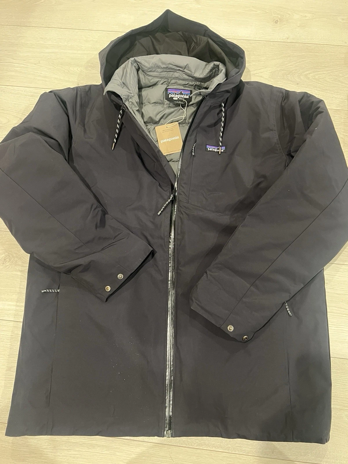 New Patagonia 3 in 1 Jacket Charcoal Ski Snow Downdrift $449 Down Mens L
Opens in a new window or ta