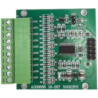 ADS8688 16-Bit 500KSPS Data Acquisition Module Single/Bipolar Input 8-channel