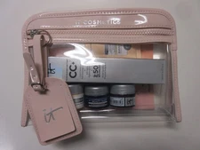 It Cosmetics CC+ Foundation SPF 50 Medium PLUS Bag 5 Minis SALE HELPS DOGS CATS!