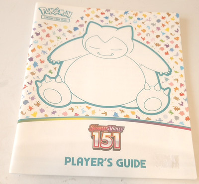 POKEMON 151 ELITE TRAINER BOX PLAYER'S GUIDE SNORLAX GUIDE ONLY