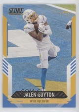 2021 Score Gold Jalen Guyton #240 0a3