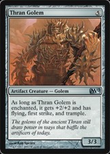 x1 Thran Golem - Magic 2012 (M12) - NM - MTG