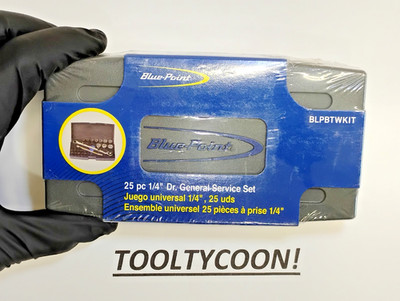 Blue Point Tools NEW BLPBTWKIT 1/4'' Drive General Service SET 25 Piece