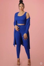 Softies Lounge Set Womens Jersey Crew Neck