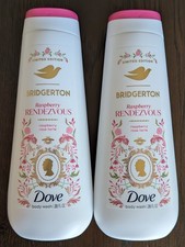 NEW Dove Limited Edition BRIDGERTON RASPBERRY RENDEZVOUS Body Wash 2 Bottles