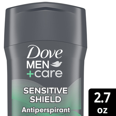 Dove Men+Care Sensitive Shield Antiperspirant Deodorant Stick, 2.7oz (3 Pack)
