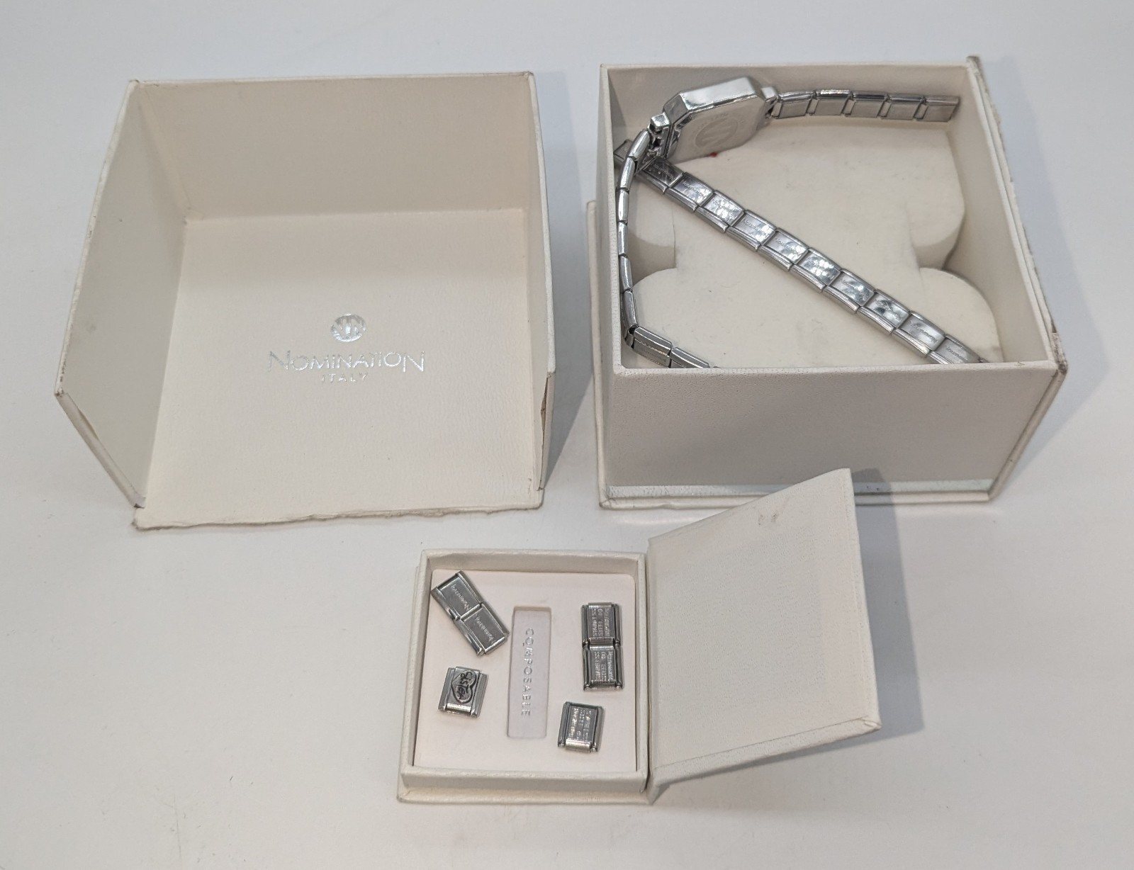 Nomination Ladies Composable Stainless Steel Bracelet Watch + Box & Links (B) image 2