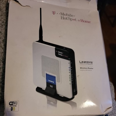 Linksys T-Mobile HotSpot @ Home Wireless Router WRTU54G-TM with Box