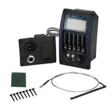 5-Band Prener LC5 Acoustic Guitar Pickup Preamp EQ LCD Tuner Piezo1835