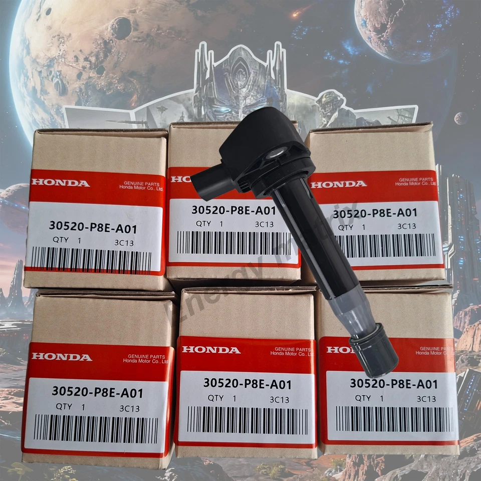 6PCS OEM Ignition 30520-P8E-A01 Coils Fits For Honda Accord Odyssey Acura CL TL - Image 2 of 4