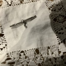 Vintage Silver T- Bar From   Albert Chain In Good Condition