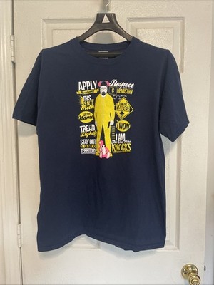 Breaking Bad Graphic T-Shirt Size L Unisex Cotton Short Sleeve; GR