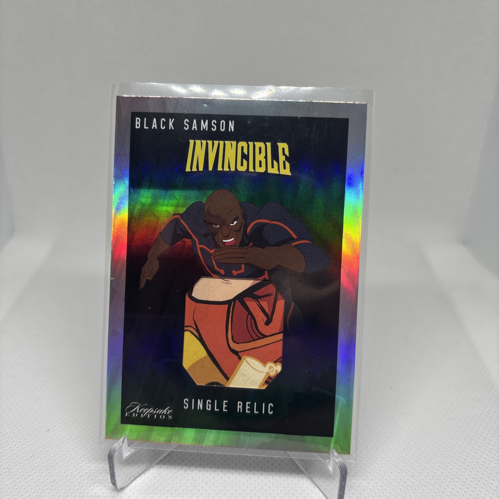 2025 Keepsake Invincible Season 1 #465 Black Samson Single Relic Silver