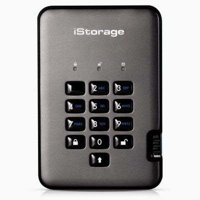 iStorage diskAshur PRO2 HDD 500GB | Secure Portable Hard Drive | FIPS Level 3 ce