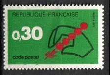 Timbre - FRANCE - Code Postal - 1972 - Neuf ** - YT1719