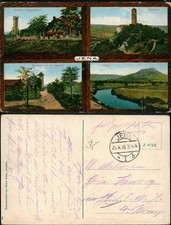Ansichtskarte Jena 4 Bild Restauration Fuchsturm Jenzig 1916