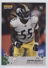 2019 Panini Instant NFL Panini All-Rookie Team Green 7/10 Devin Bush II #16 8gd