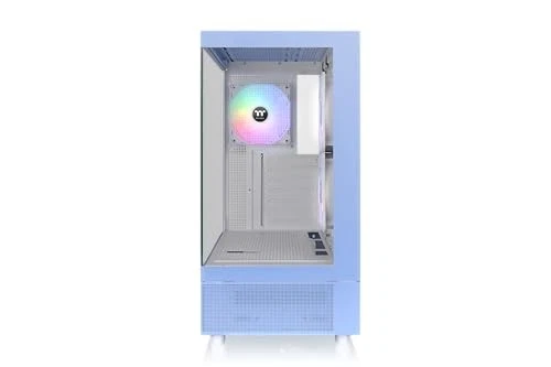 Argb Hydrangea Blue Mid Tower Computer Chassis With Tempered Glass Fans Usb 3.2 - Image 2 of 4