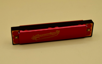 Red Key of C Harmonica No Case Beginner Red SDE 03 China L 07 15