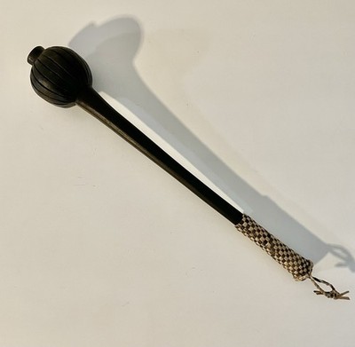 Vintage Fijian Throwing Club Hunting Fighting 12  South Pacific Tiki Decoration