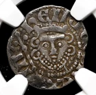 ENGLAND. Henry III. 1216-1272. Silver Penny, Henri on London, S-1373, NGC VF35