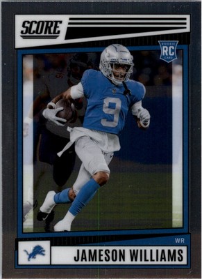 2022 Panini Chronicles Score Premium Rookies #SP377 Jameson Williams - FB