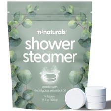 Eucalyptus Aromatherapy Shower Steamers   14 Count Pack of 1 , Clear