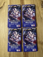 One Piece OP-14 The Azure Sea  s Seven TCG Booster Packs - English - Lot Of 4