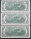 3 Consecutive 1976 Bicentennial Postal FRN  UNC/ ERRORS. GREEN SEAL GOES DOWN! — photo 2