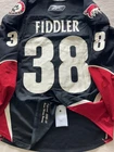 Vernon Fiddler 2009/10 Alternate Game Worn Phoenix Coyotes Hockey Jersey 56