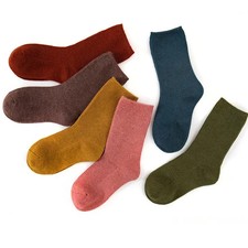 Kids Wool Socks Children Boys Girls Spring Autumn Soft Warm Socks Baby Socks