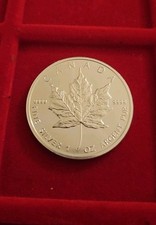 1 OZ UNZE SILBERMÜNZE - 5 DOLLARS 2009 MAPLE LEAF KANADA REINES SILBER