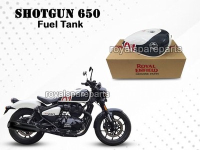 Genuine Royal Enfield Shotgun 650 Kraftstofftank Stencil White Aufkleber