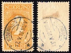 NETHERLANDS 1913 Centenary of indepence 5gulden yellow  NVPH 100 used  W3698