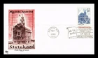 DR JIM STAMPS US COVER MASSACHUSETTS STATEHOOD BICENTENNIAL FDC MARQ CACHET