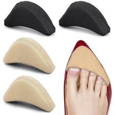 2 Pairs Adjustable Shoe Inserts for Big Shoes, Soft Sponge Toe Fillers Foot