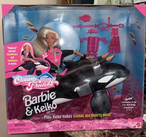 #16214 Ocean Friends Barbie & Keiko Gift Set With Accessories Vintage 1996 NRFB