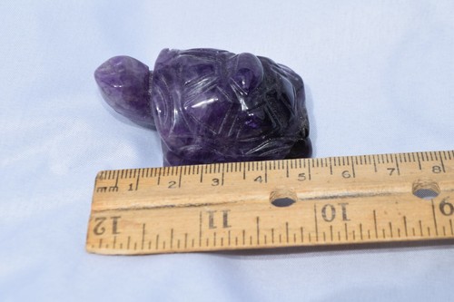 Gemstone Hand Carved TURTLE 48 grams 1" Tall 1 1/2" to 2" Wide LJ0620 G - Bild 5 von 6