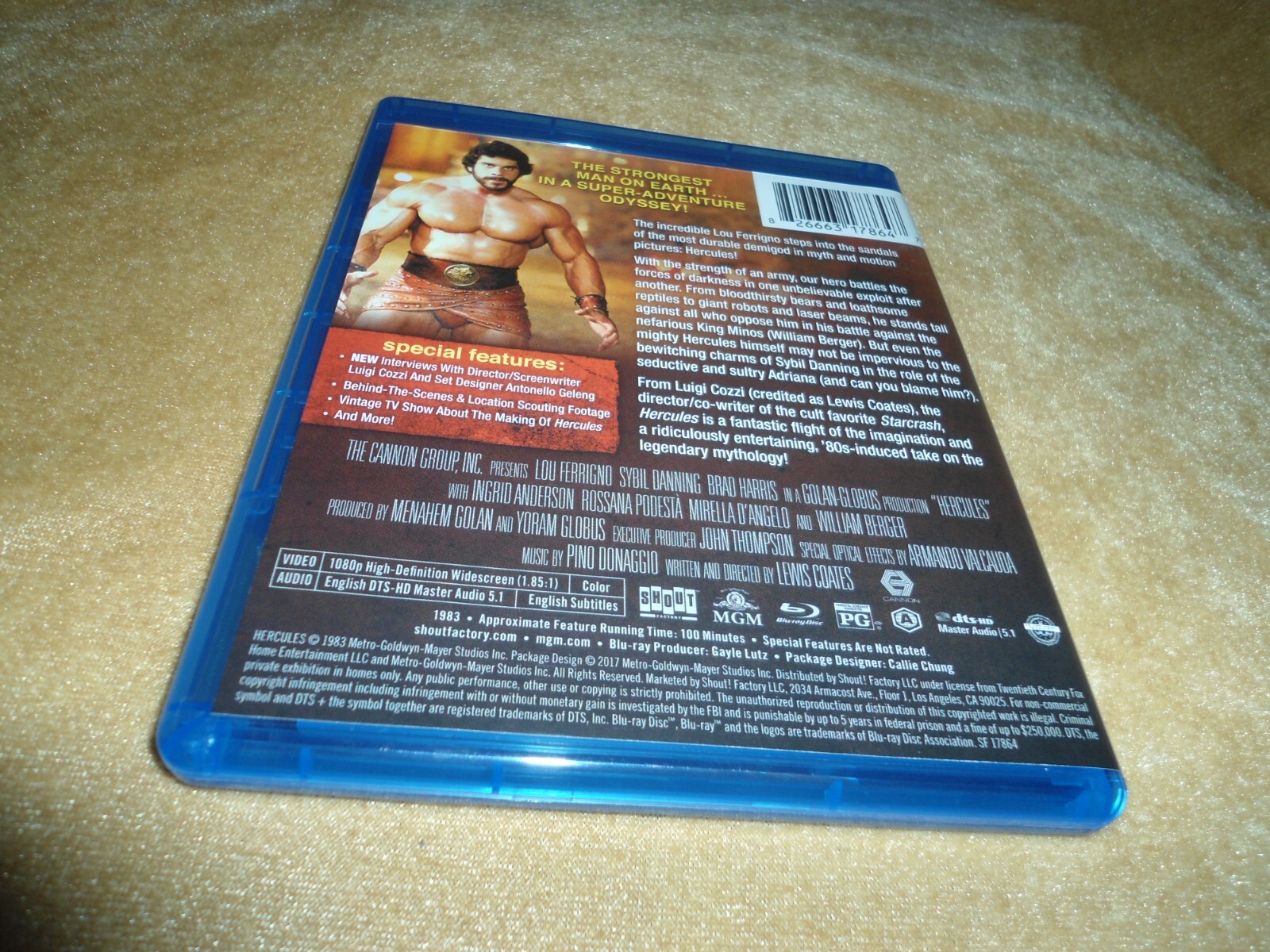 Hercules (1983) [1 Disc Blu-ray] SHOUT! FACTORY