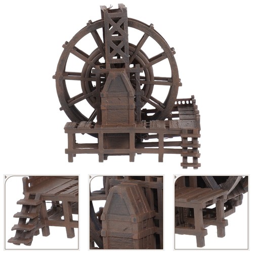 Windmill Wheel Fountain Ornaments Office Windmills Garden Decoration - Picture 11 of 12