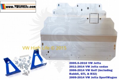 The Ultimate Rally Style Skid Plate for VW GOLF SPORTWAGEN JETTA WAGON MK5 MK6